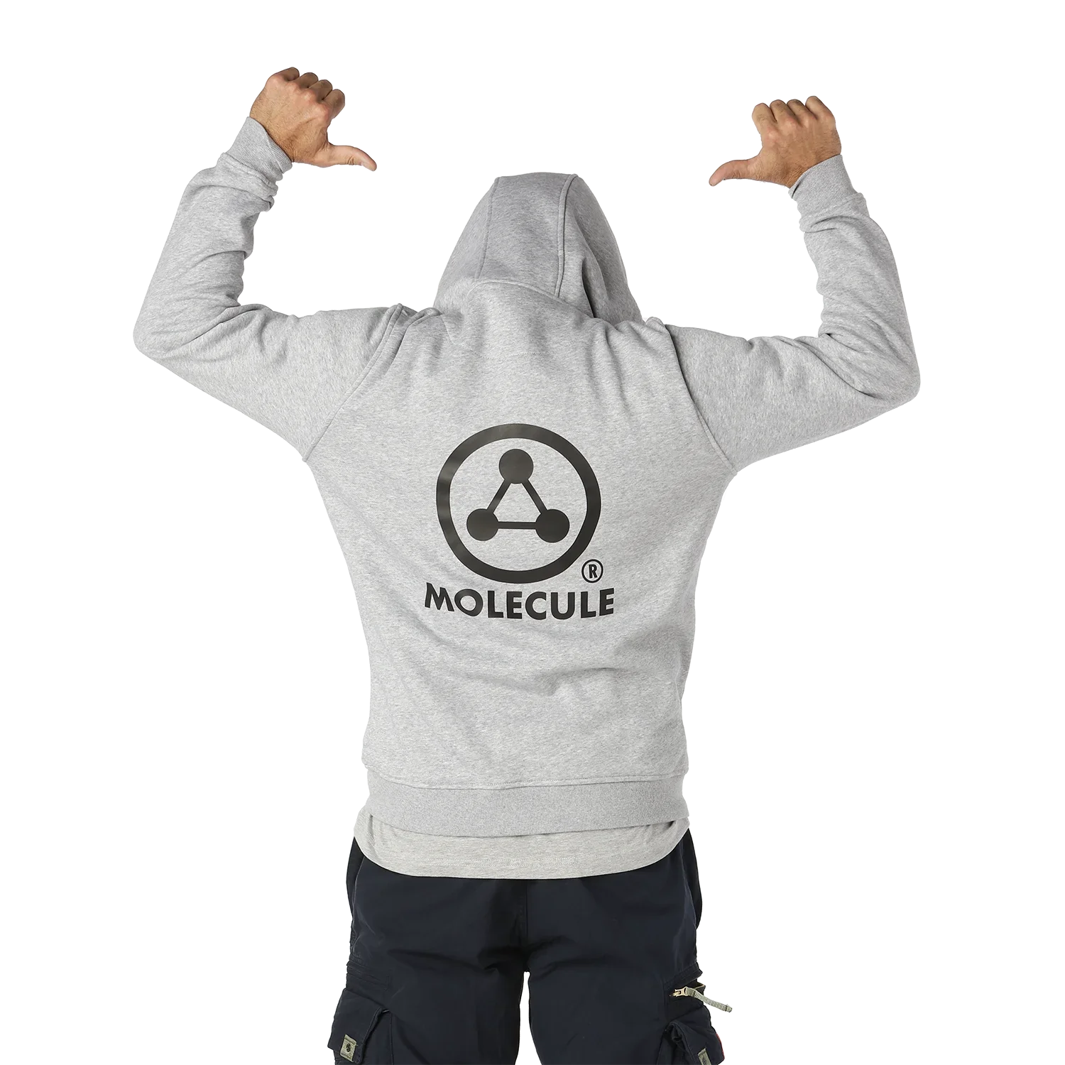 Heavy Hoodie 'Grey'-Hoodie-Molecule-Molecule