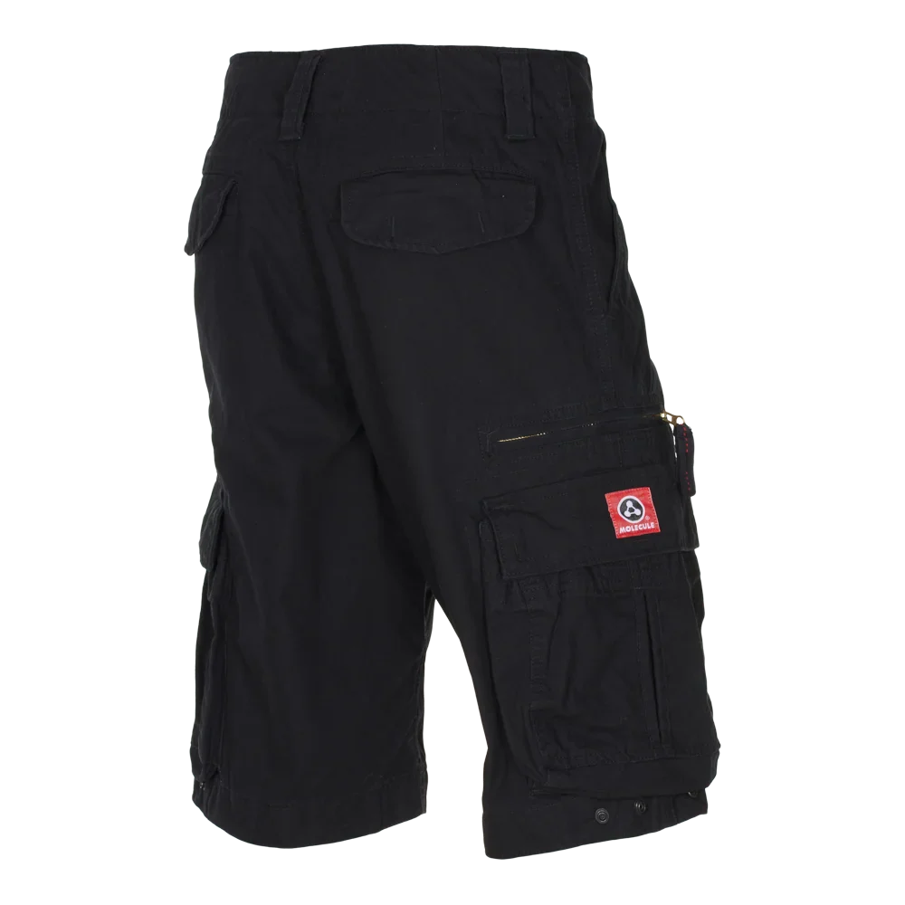 Molecule Big Size Cruisers 'Black'-Cargo shorts men-Molecule-Molecule