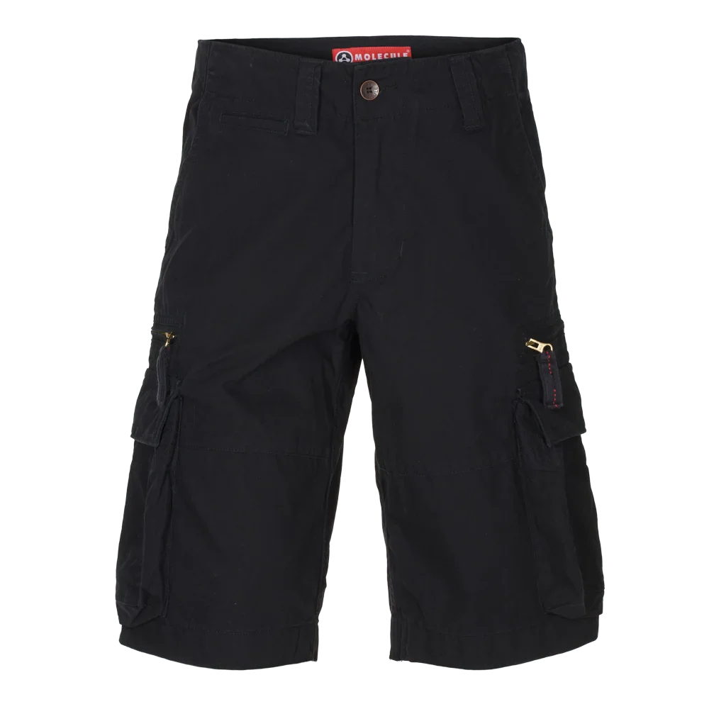 Molecule Big Size Cruisers 'Black'-Cargo shorts men-Molecule-Molecule