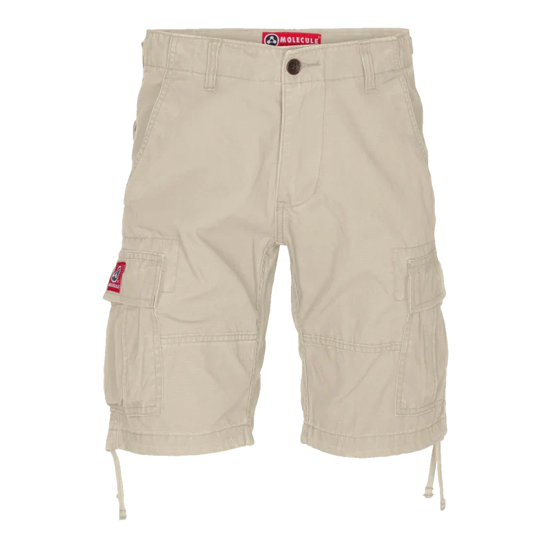 Molecule Shortcuts 'Beige'-Cargo shorts men / woman-Molecule-Molecule