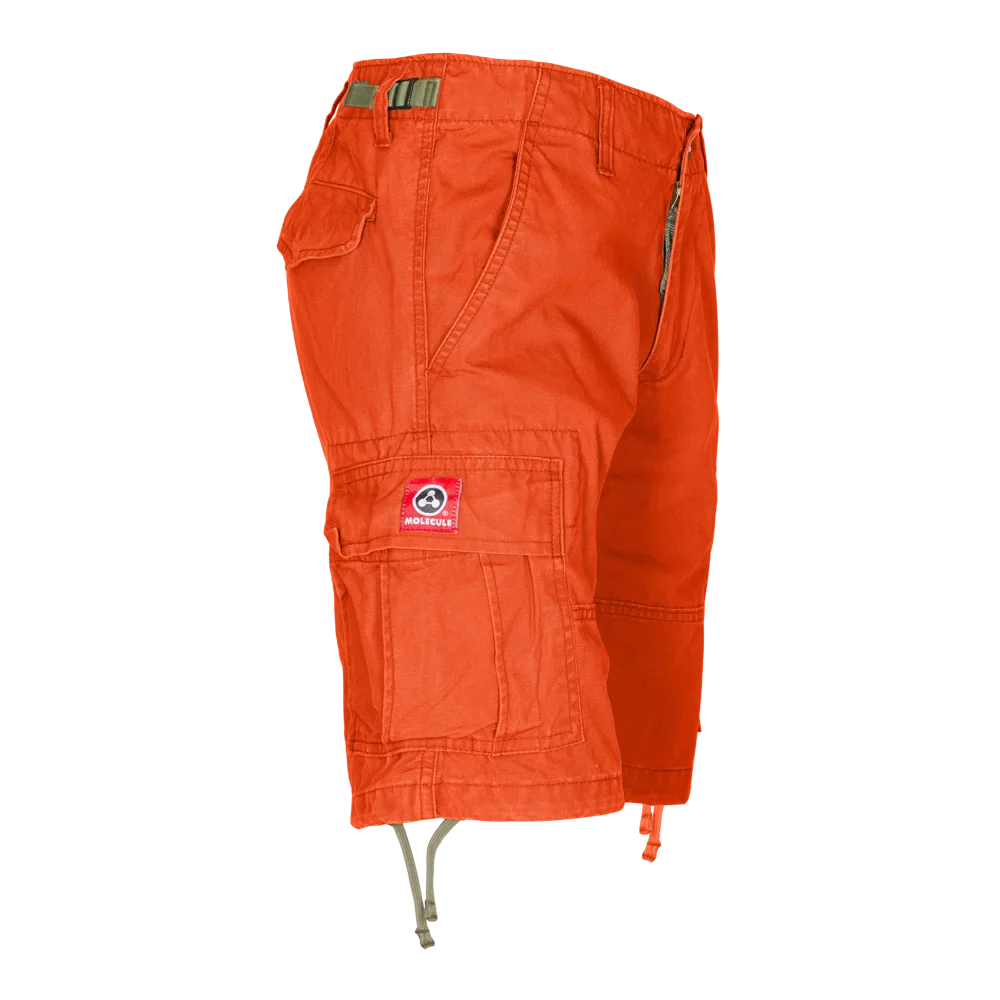 Molecule Shortcuts 'Orange'-Cargo shorts men / woman-Molecule-Molecule