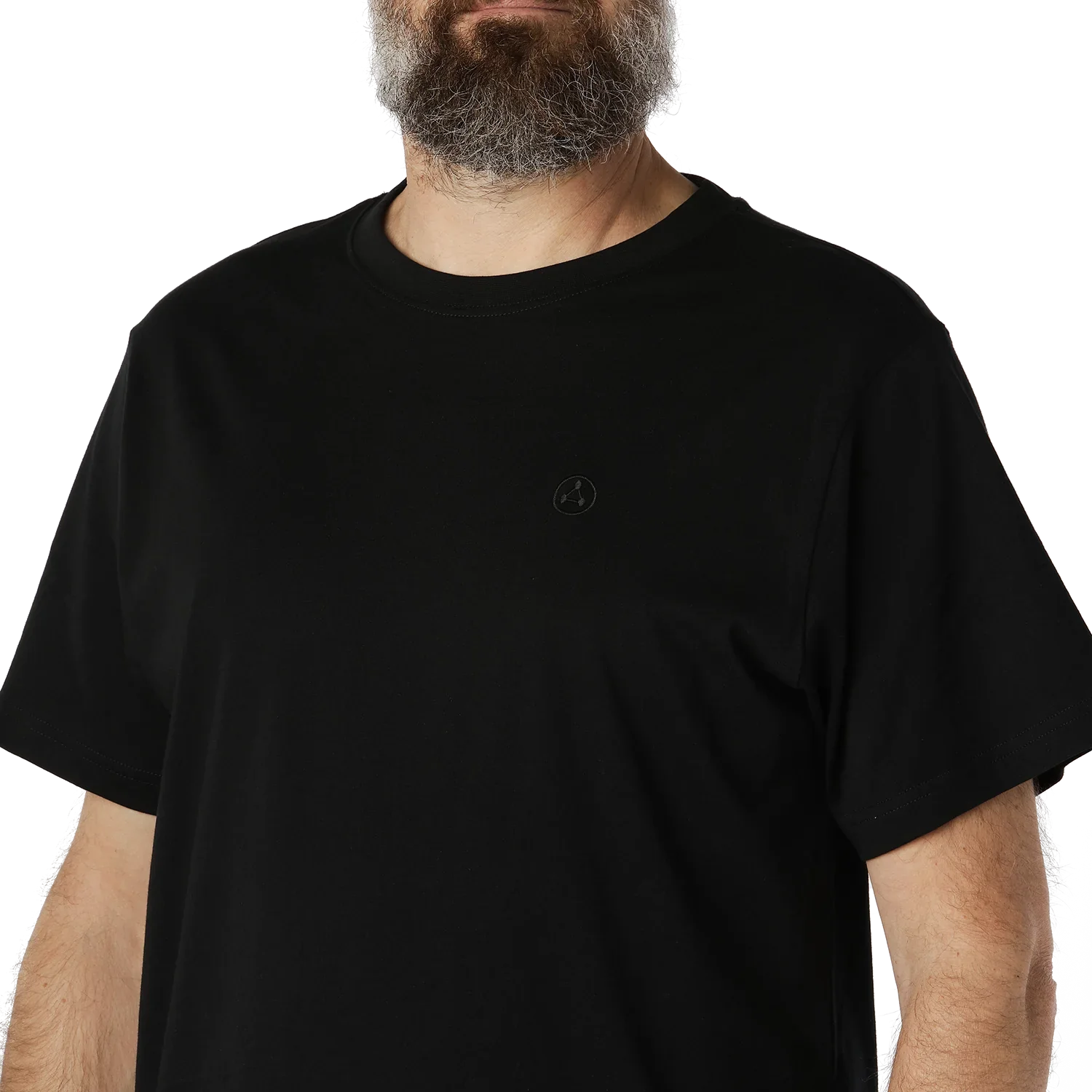 Molecule T-Shirt - Small logo 'Black-Black'-T-Shirt-Molecule-Molecule