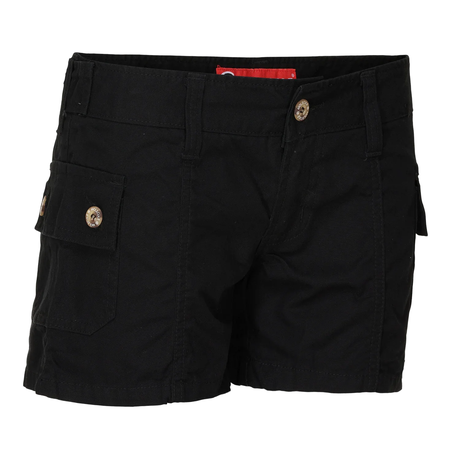 Molecule Wahinis 'Black'-Cargo shorts woman-Molecule-Molecule