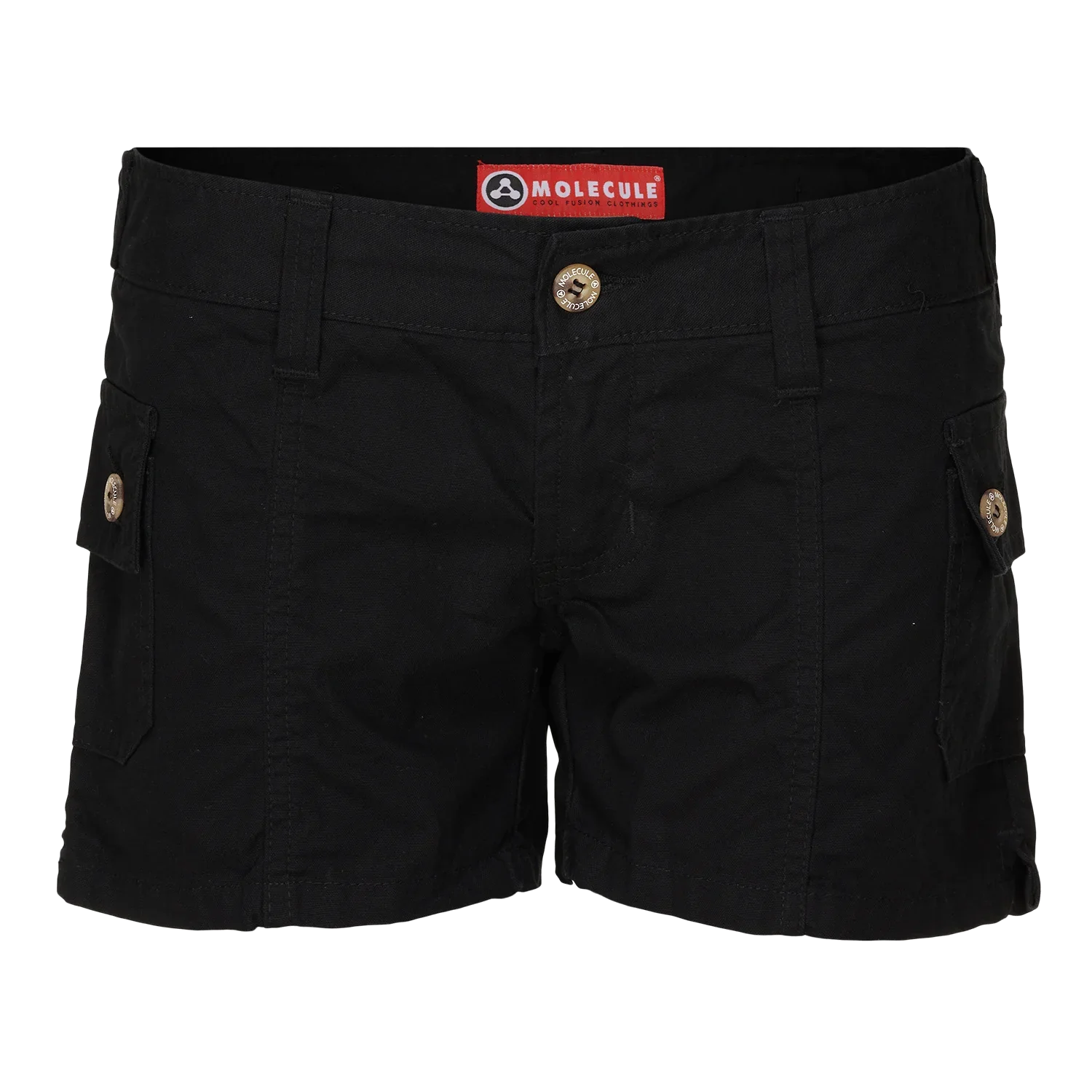 Molecule Wahinis 'Black'-Cargo shorts woman-Molecule-Molecule